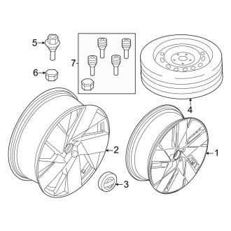 2022 Volvo C40 OEM Wheels | Original Steel & Alloy Wheels — CARiD.com