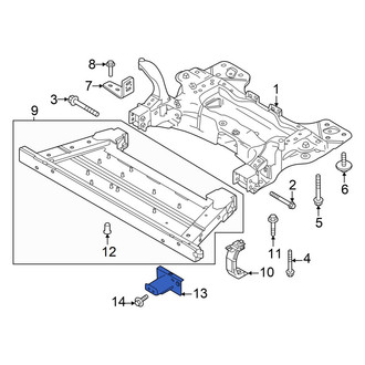 Volvo OE - Front Bumper Impact Absorber Bracket