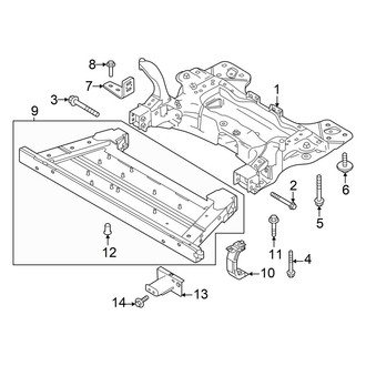 Volvo OE - Front Suspension - Suspension Mounting (RWD)
