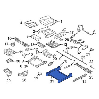 Volvo OE - Front Left Seat Track Support