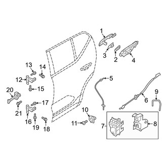 Volvo OE - Rear Door - Lock & Hardware