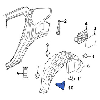 Volvo OE - Rear Right Stone Deflector