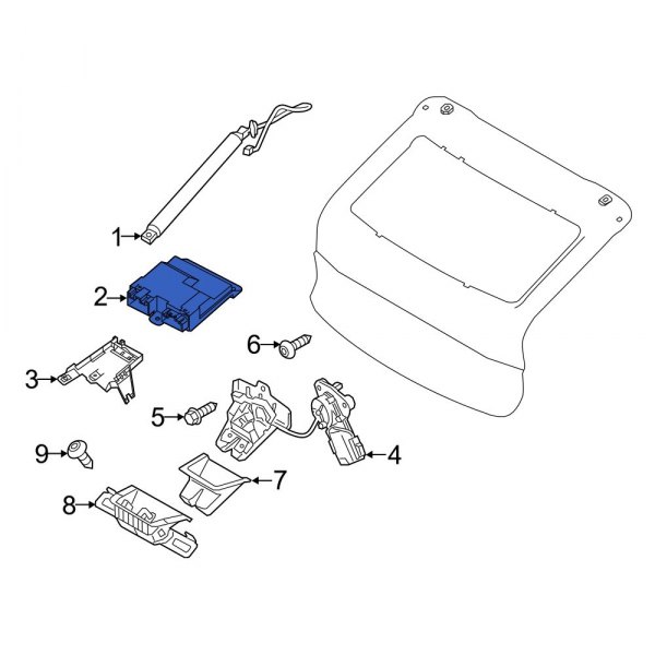 Volvo OE 32256514 Rear Liftgate Control Module