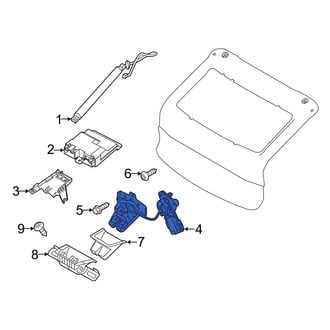 Volvo OE - Rear Liftgate Latch