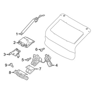 Volvo OE - Lift Gate - Lock & Hardware