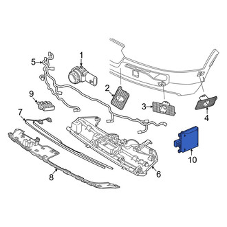 Volvo OE - Rear Blind Spot Detection System Warning Sensor