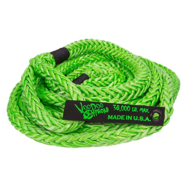 VooDoo Offroad® - 7/8" x 20' Green Nylon Recovery Rope with Loop Ends