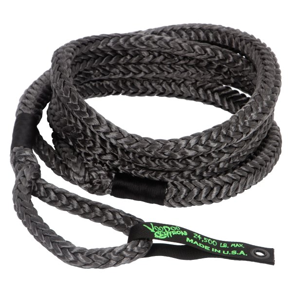 VooDoo Offroad® - 3/4" x 20' Black Nylon Recovery Rope with Loop Ends