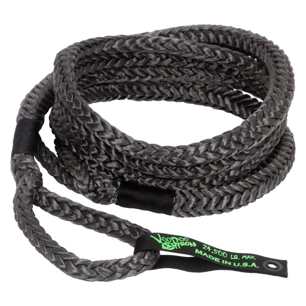 VooDoo Offroad® - 3/4" x 30' Black Nylon Recovery Rope with Loop Ends
