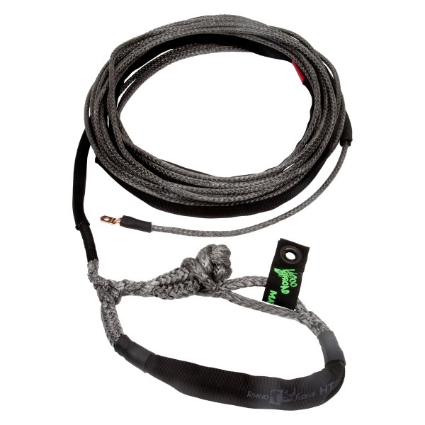 VooDoo Offroad® - 3/8" x 80' Black Winch Line with Integrated Soft Shackle