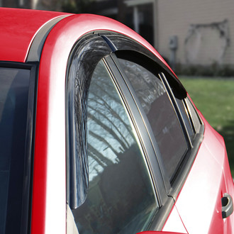 Voron Glass® - Tape-On Smoke Front and Rear Side Window Deflectors