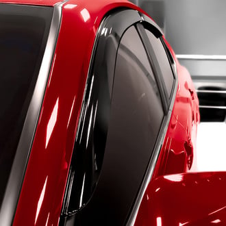 Voron Glass® - Tape-On Smoke Front and Rear Side Window Deflectors