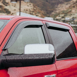 Voron Glass® - Tape-On Smoke Front and Rear Side Window Deflectors