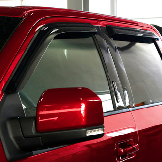 Voron Glass® - Tape-On Smoke Front and Rear Side Window Deflectors