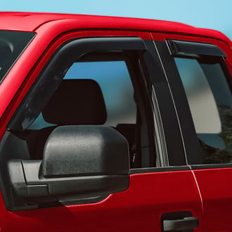 Voron Glass® - Tape-On Smoke Front and Rear Side Window Deflectors