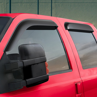Voron Glass® - Tape-On Smoke Front and Rear Side Window Deflectors
