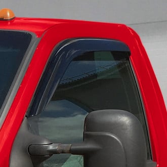 Voron Glass® - Tape-On Smoke Front Side Window Deflectors