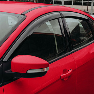 Voron Glass® - Tape-On Smoke Front and Rear Side Window Deflectors