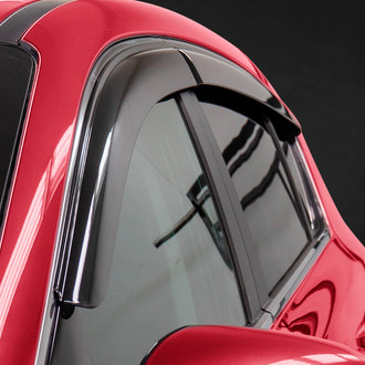 Voron Glass® - Tape-On Smoke Front and Rear Side Window Deflectors
