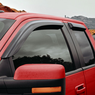 Voron Glass® - Tape-On Smoke Front and Rear Side Window Deflectors