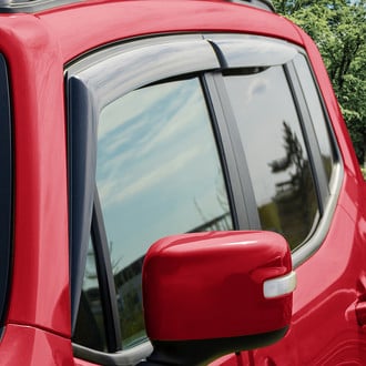 Voron Glass® - Tape-On Smoke Front and Rear Side Window Deflectors