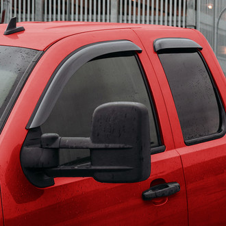 Voron Glass® - Tape-On Smoke Front and Rear Side Window Deflectors