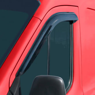 Voron Glass® - Tape-On Smoke Front Side Window Deflectors