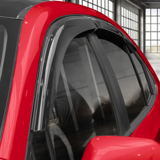 Voron Glass® - Tape-On Smoke Front and Rear Side Window Deflectors