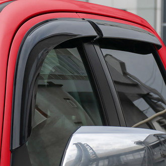 Voron Glass® - Tape-On Smoke Front and Rear Side Window Deflectors