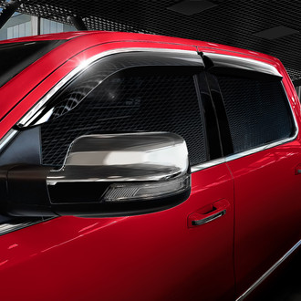 Voron Glass® - Tape-On Luxury Smoke Front and Rear Side Window Deflectors