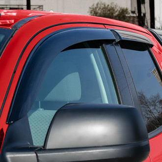 Voron Glass® - Tape-On Smoke Front and Rear Side Window Deflectors