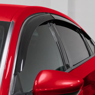 Voron Glass® - Tape-On Smoke Front and Rear Side Window Deflectors