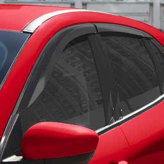 Voron Glass® - Tape-On Smoke Front and Rear Side Window Deflectors