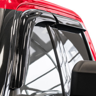 Voron Glass® - Tape-On Smoke Front and Rear Side Window Deflectors