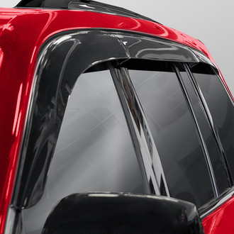 Voron Glass® - Tape-On Smoke Front and Rear Side Window Deflectors