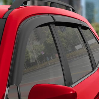 Voron Glass® - Tape-On Smoke Front and Rear Side Window Deflectors
