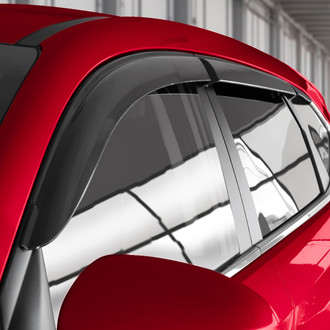 Voron Glass® - Tape-On Smoke Front and Rear Side Window Deflectors