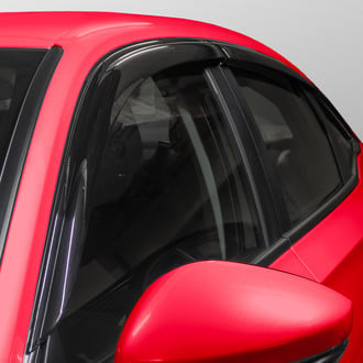 Voron Glass® - Tape-On Smoke Front and Rear Side Window Deflectors