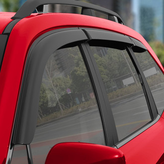 Voron Glass® - Tape-On Smoke Front and Rear Side Window Deflectors