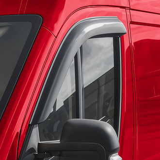 Voron Glass® - Tape-On Smoke Front Side Window Deflectors