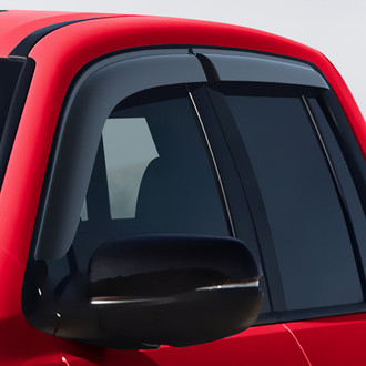 Voron Glass® - Tape-On Smoke Front and Rear Side Window Deflectors