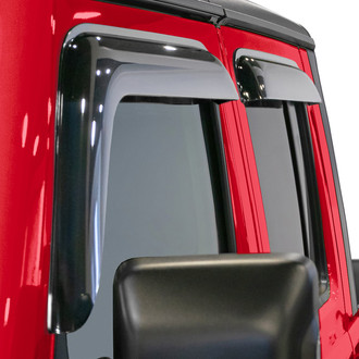 Voron Glass® - Tape-On Smoke Front and Rear Side Window Deflectors