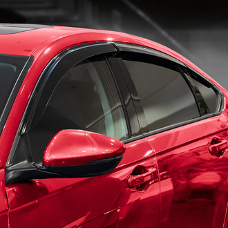 Voron Glass® - Tape-On Smoke Front and Rear Side Window Deflectors