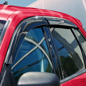 Voron Glass® - Tape-On Luxury Smoke Front and Rear Side Window Deflectors