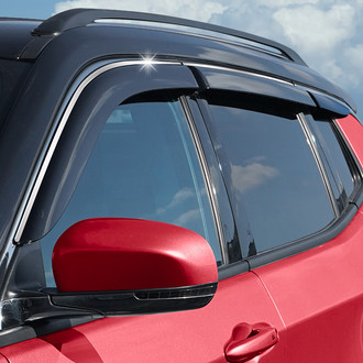 Voron Glass® - Tape-On Luxury Smoke Front and Rear Side Window Deflectors