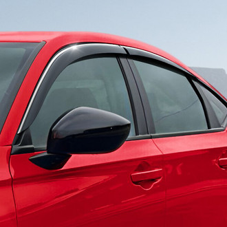 Voron Glass® - Tape-On Luxury Smoke Front and Rear Side Window Deflectors