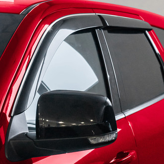 Voron Glass® - Tape-On Luxury Smoke Front and Rear Side Window Deflectors