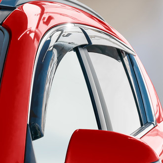 Voron Glass® - Tape-On Luxury Smoke Front and Rear Side Window Deflectors