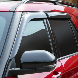 Voron Glass® - Tape-On Luxury Smoke Front and Rear Side Window Deflectors