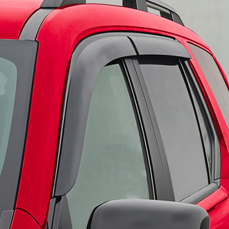 Voron Glass® - Tape-On Smoke Front and Rear Side Window Deflectors